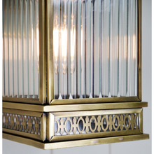 Brass Tezky Metal & Glass Wall Light